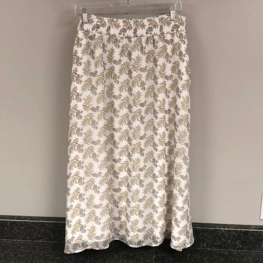 Loft lined print skirt with pockets xl 16 - Picture 1 of 9